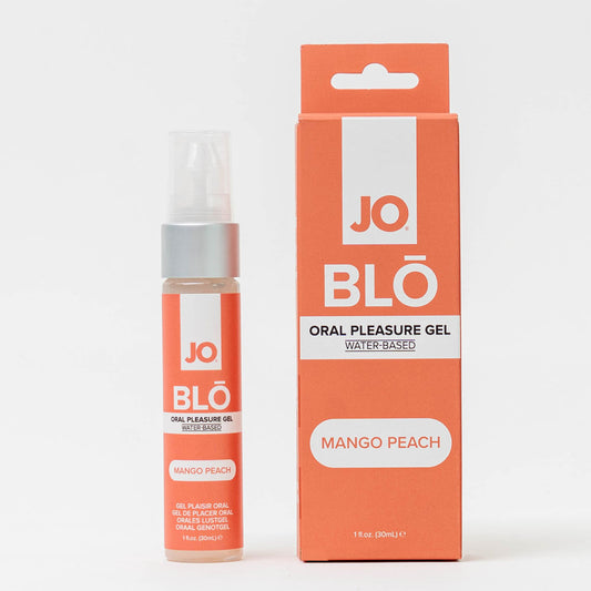 JO Blo Mango Peach - Mango Peach Flavoured Oral Pleasure Gel - 30 ml Bottle - 10156