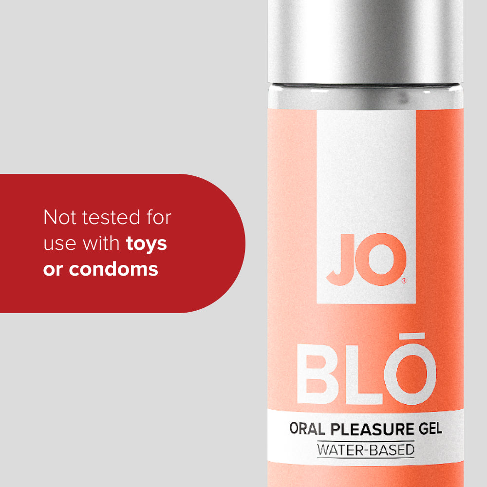 JO Blo Mango Peach - Mango Peach Flavoured Oral Pleasure Gel - 30 ml Bottle - 10156