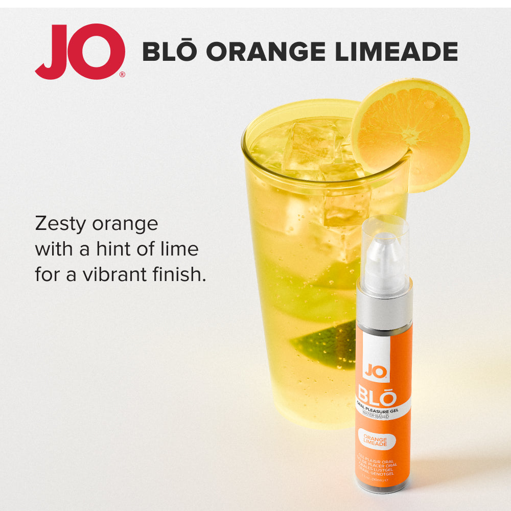 JO Blo Orange Limeade - Orange Limeade Flavoured Oral Pleasure Gel - 30 ml Bottle - 10169