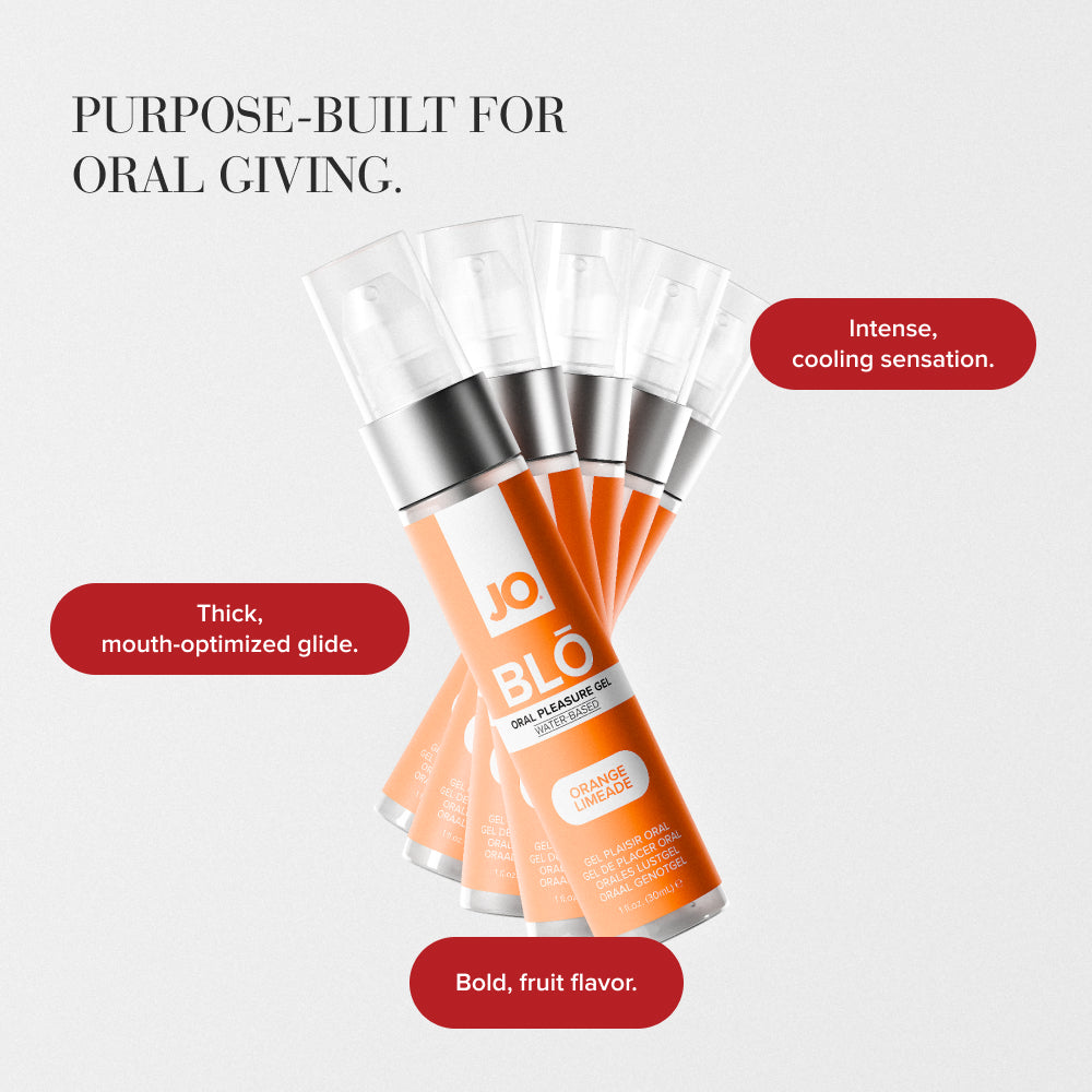 JO Blo Orange Limeade - Orange Limeade Flavoured Oral Pleasure Gel - 30 ml Bottle - 10169