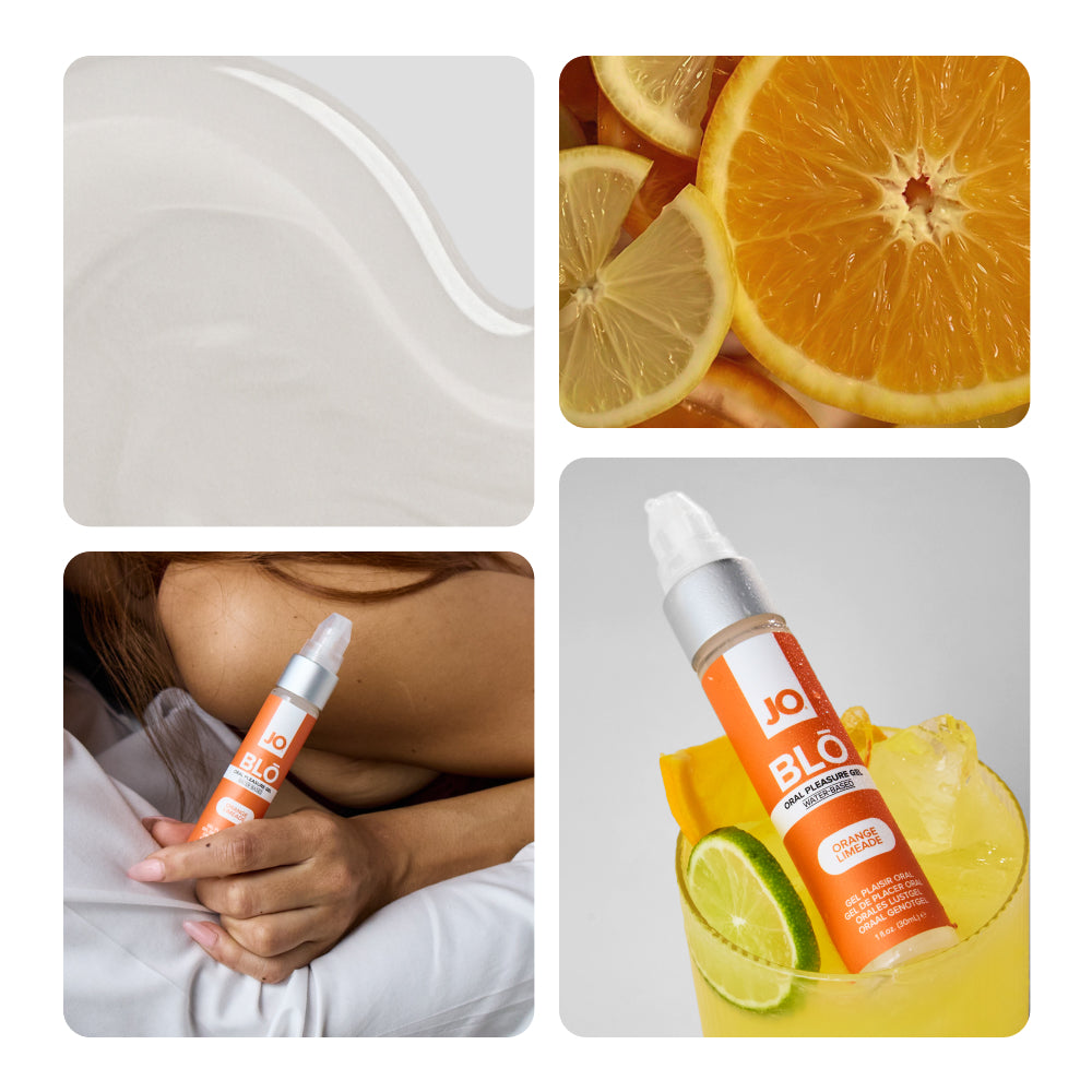 JO Blo Orange Limeade - Orange Limeade Flavoured Oral Pleasure Gel - 30 ml Bottle - 10169