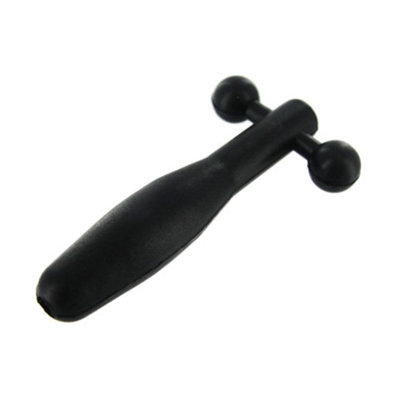 Silicone Cum-Thru Barbell Penis Plug-AB945