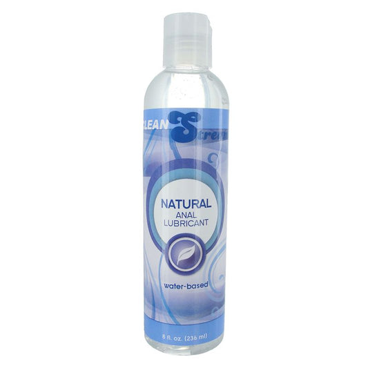 Natural Water Based Anal Lube 8oz/236ml-AC322
