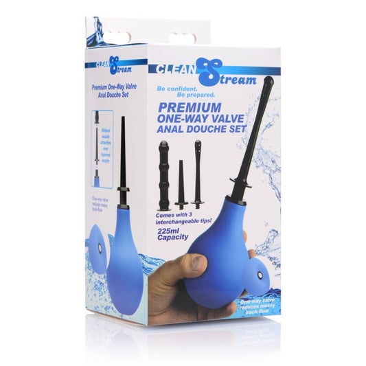Premium One Way Valve Anal Douche Set-AF198