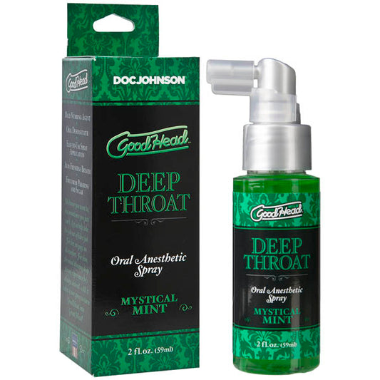 GoodHead Deep Throat Spray - Mystical Mint Flavoured Deep Throat Spray - 59 ml Bottle-1360-15-BX