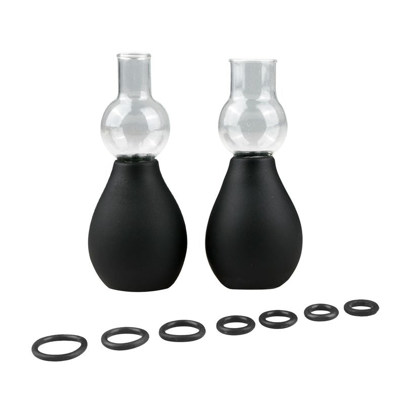 Nipple Sucker Black 2 Pc-ET252BLK