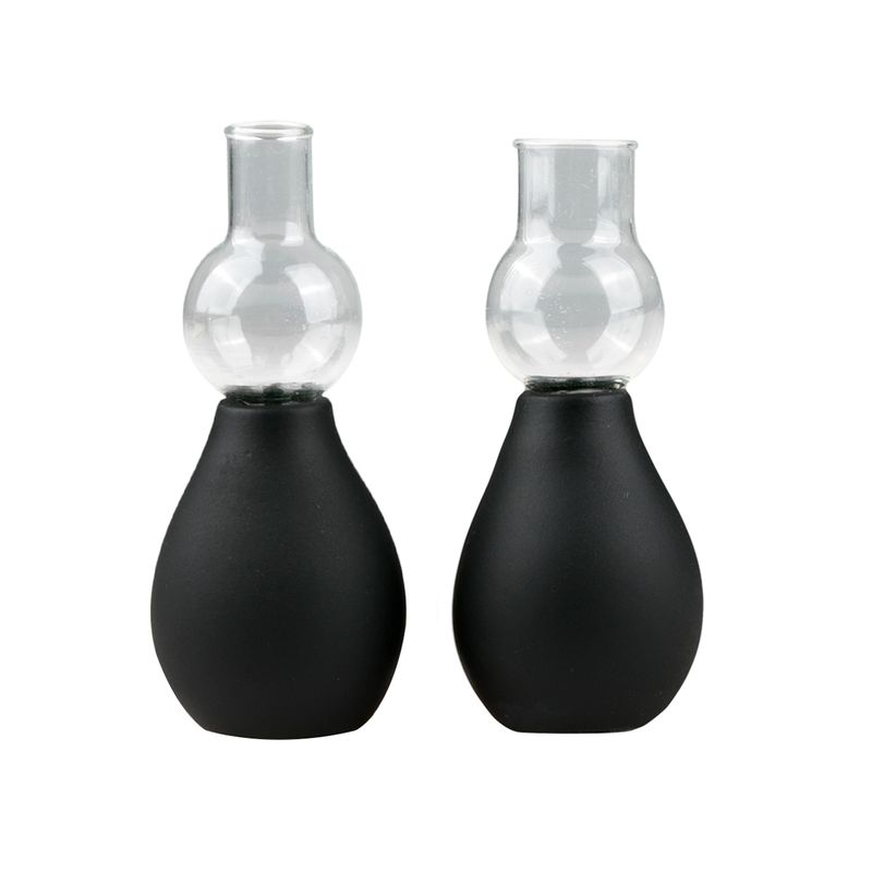 Nipple Sucker Black 2 Pc-ET252BLK