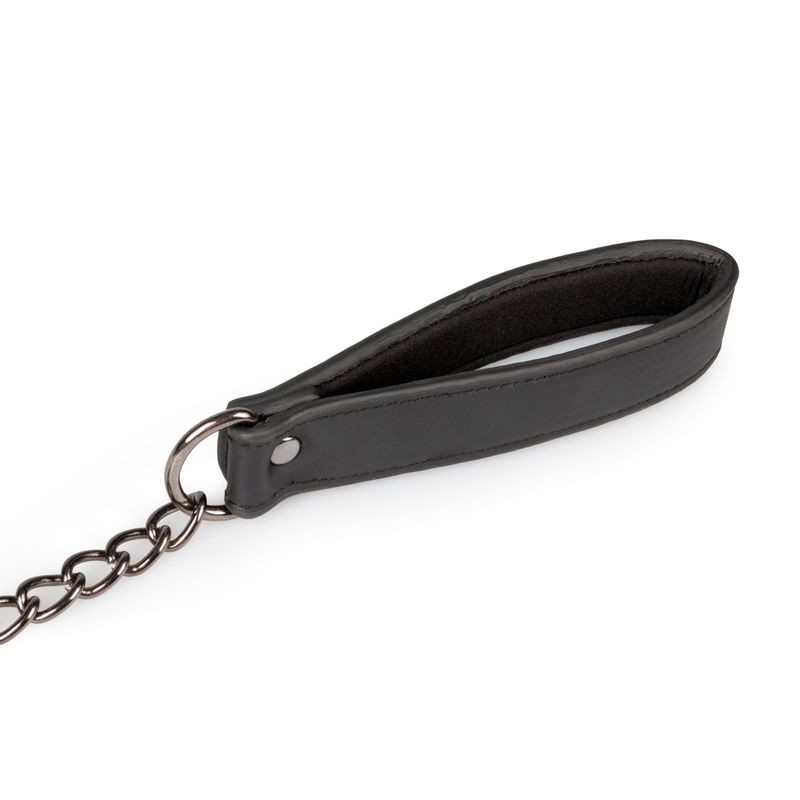 Collar With Nipple Chains-ET280BLK