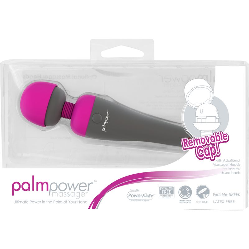 PalmPower Massage Wand Pink-30528