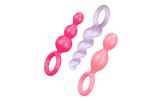 Satisfyer Plugs Booty Call 3 Pc Colour