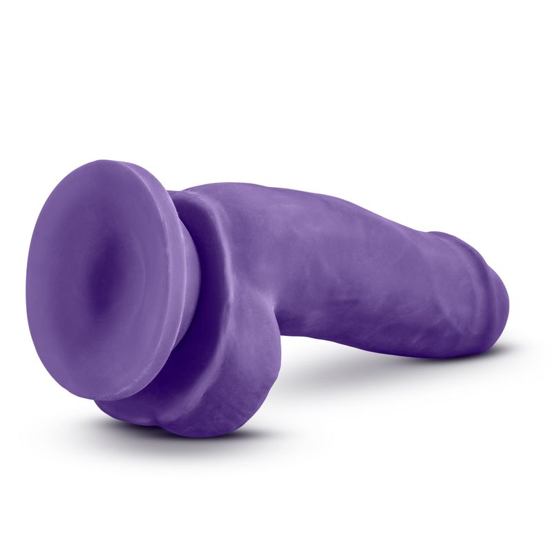 Au Naturel Bold Beefy 7in Dildo Purple-BL-36441