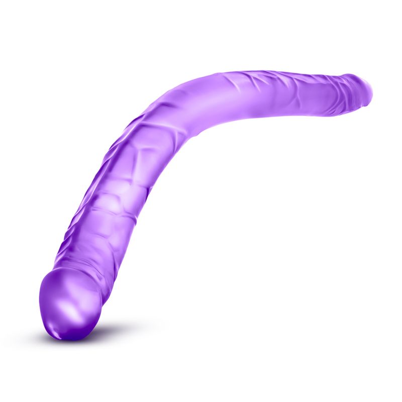 B Yours Double Dildo Purple 16in-BL-52011