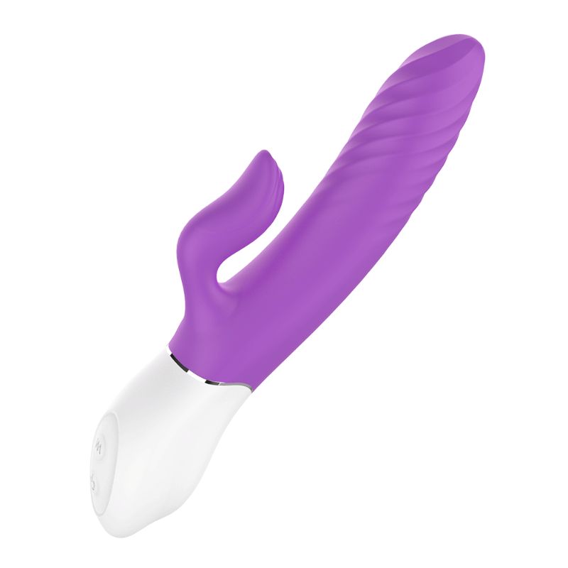 Lighter Thrusting Rabbit Vibrator Purple-S142-PUR