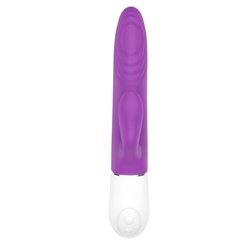 Lighter Thrusting Rabbit Vibrator Purple-S142-PUR