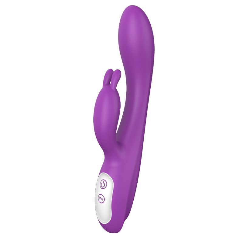 Naughty Heating Rabbit Vibrator Purple-S103-PUR