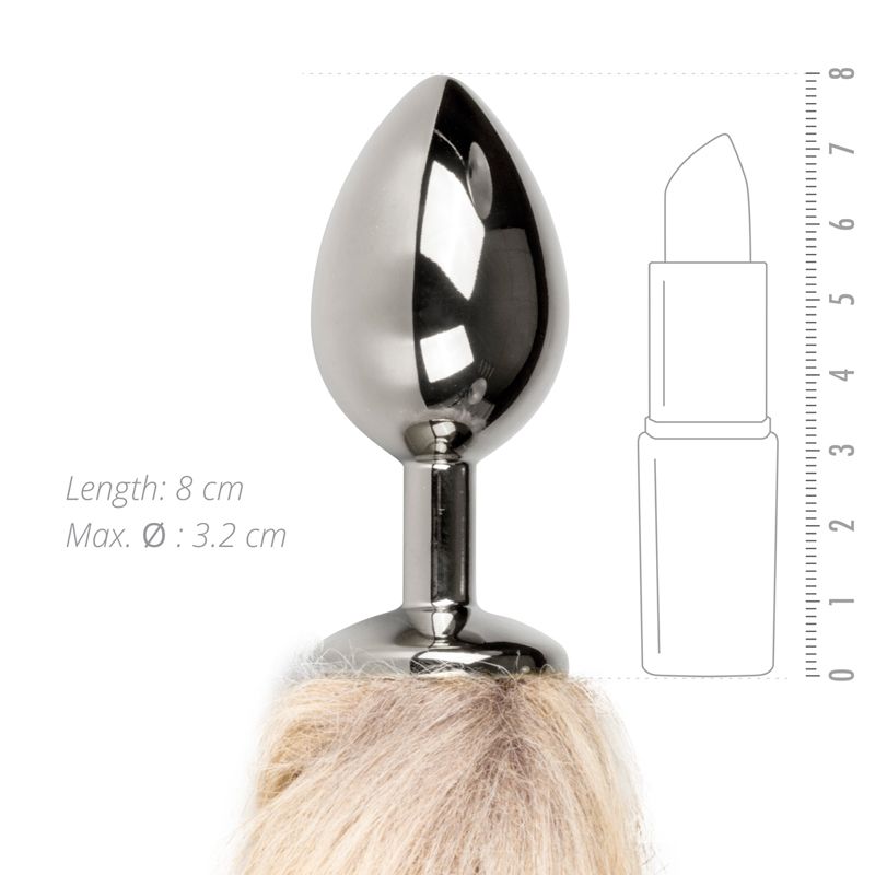 Fox Tail No. 2 Silver Plug-ET159SIL