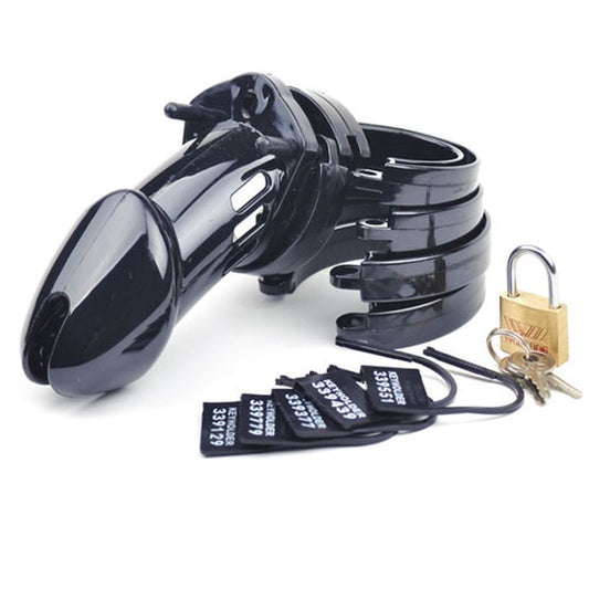Male Chastity Kit Black-CB6000B