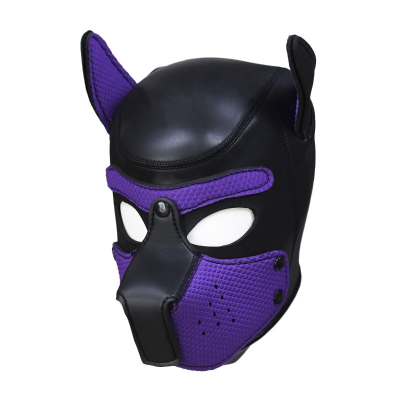 Puppy Play Mask Purple-PPLAY-PUR