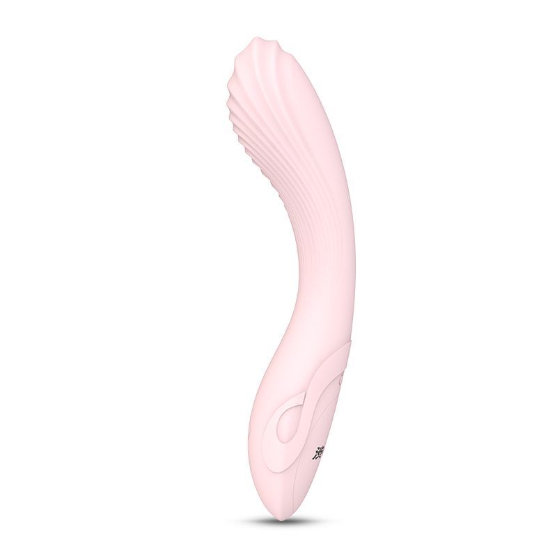 Flexible Bending Silicone Vibrator Pink-V-31
