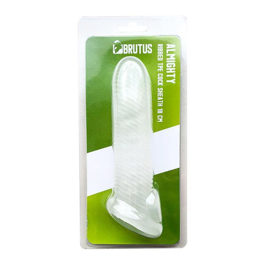 Almighty Ribbed Cocksheath 18cm-138197