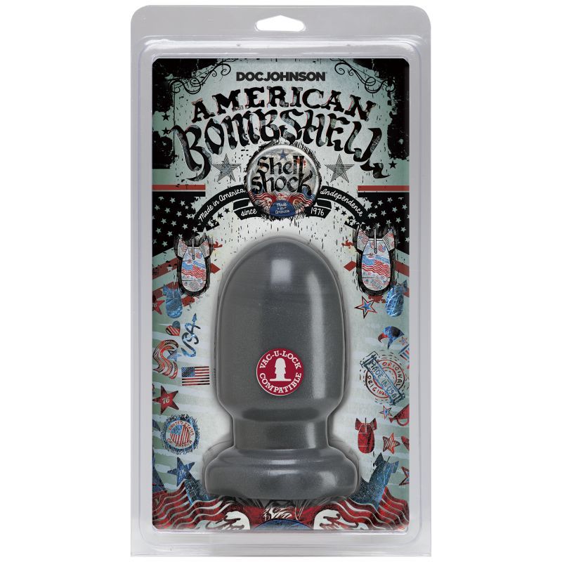 Shell Shock Small Anal Plug Gun Metal-0270-28-CD