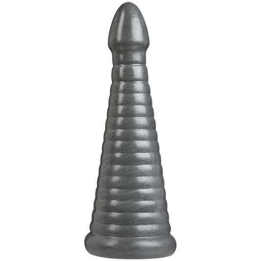 Rockeye 11in Anal Dildo Gun Metal-0270-38-CD