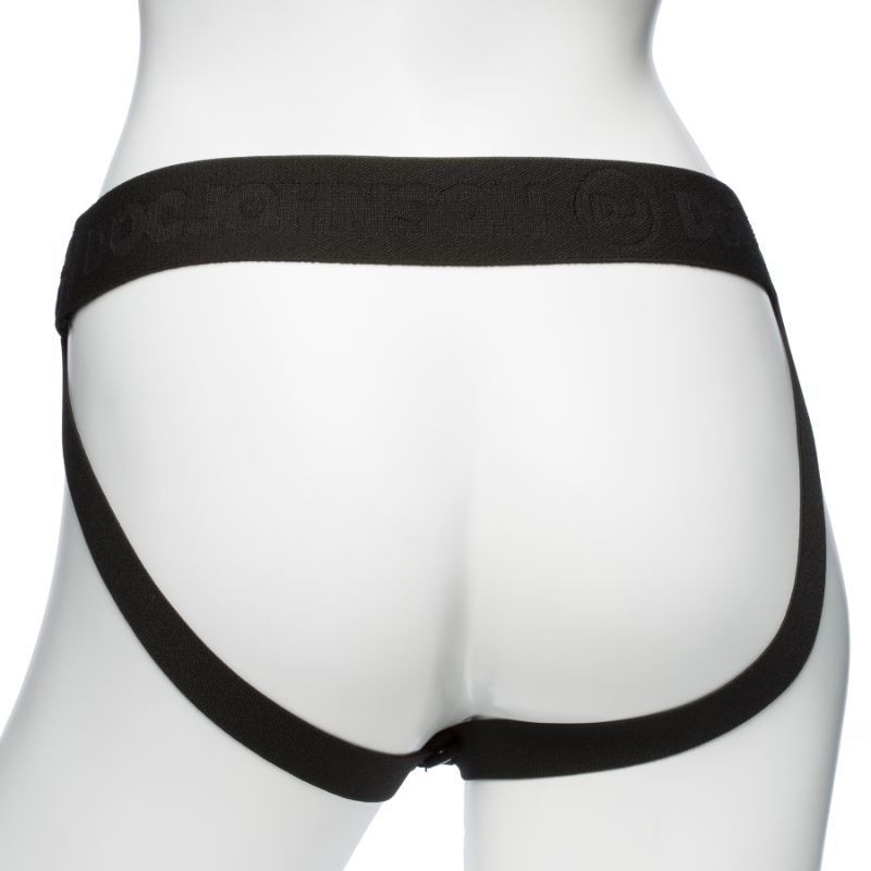 Be Strong 7.5in Slim Dong 2 Pc Hollow Silicone Strap-On Set-0800-07-BX