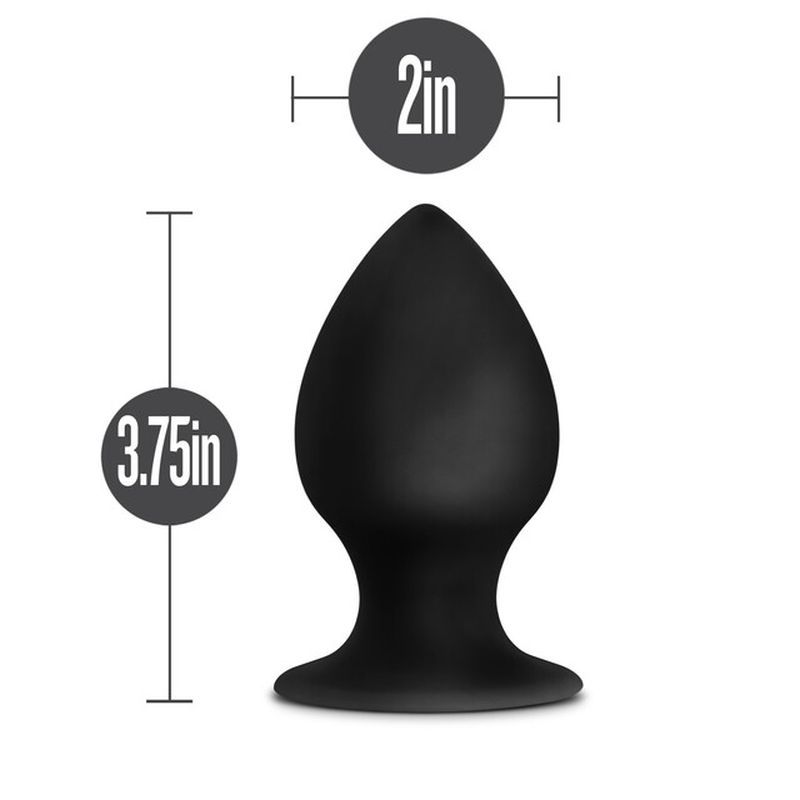 Anal Adventures Platinum Silicone Anal Stout Plug Large-BL-81005