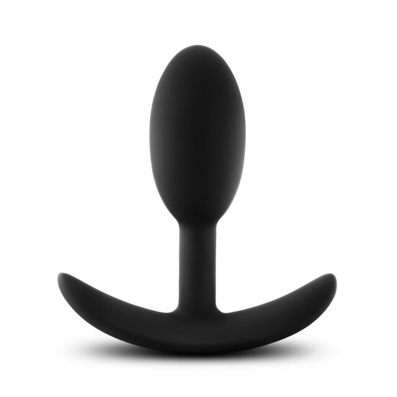 Anal Adventures Platinum Silicone Vibra Slim Plug Small-BL-11845