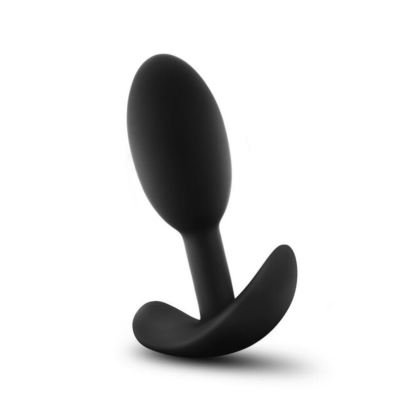 Anal Adventures Platinum Silicone Vibra Slim Plug Small-BL-11845