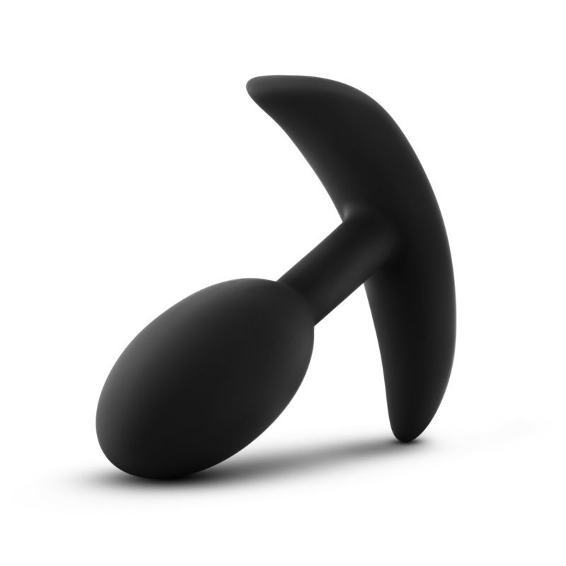Anal Adventures Platinum Silicone Vibra Slim Plug Small-BL-11845