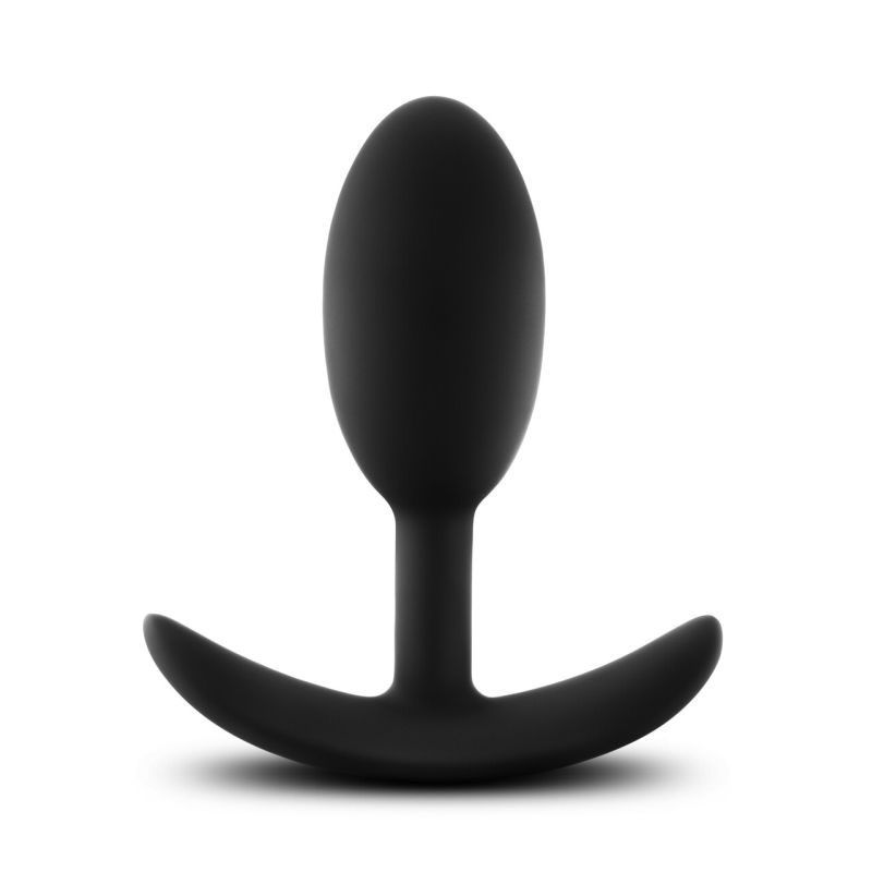 Anal Adventures Platinum Silicone Vibra Slim Plug Medium-BL-11875