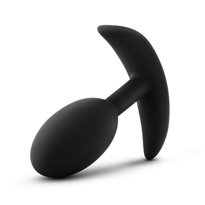 Anal Adventures Platinum Silicone Vibra Slim Plug Medium-BL-11875
