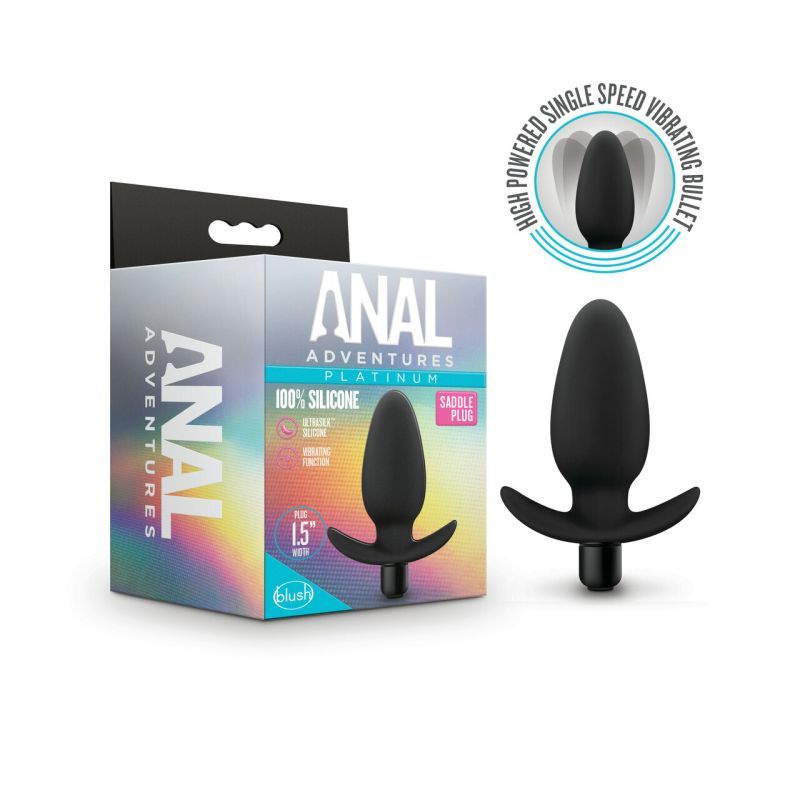 Anal Adventures Platinum Silicone Saddle Plug-BL-10815