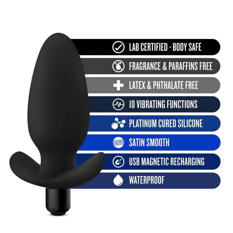 Anal Adventures Platinum Silicone Saddle Plug-BL-10815
