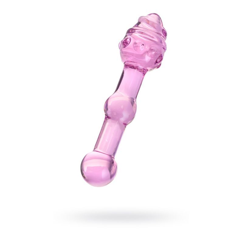 Sexus Glass Dildo Pink 17cm-912013-PK
