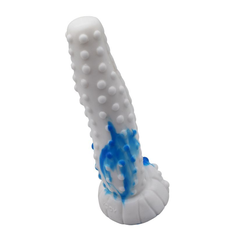 Tiger Dildo Blue/White-YOCY-208-BLU