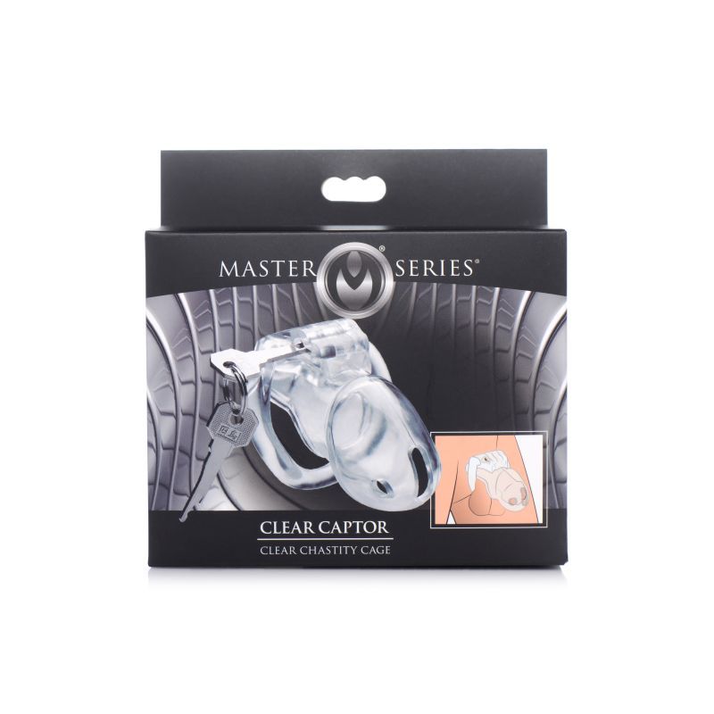 Clear Captor Chastity Cage Medium-AG414-M