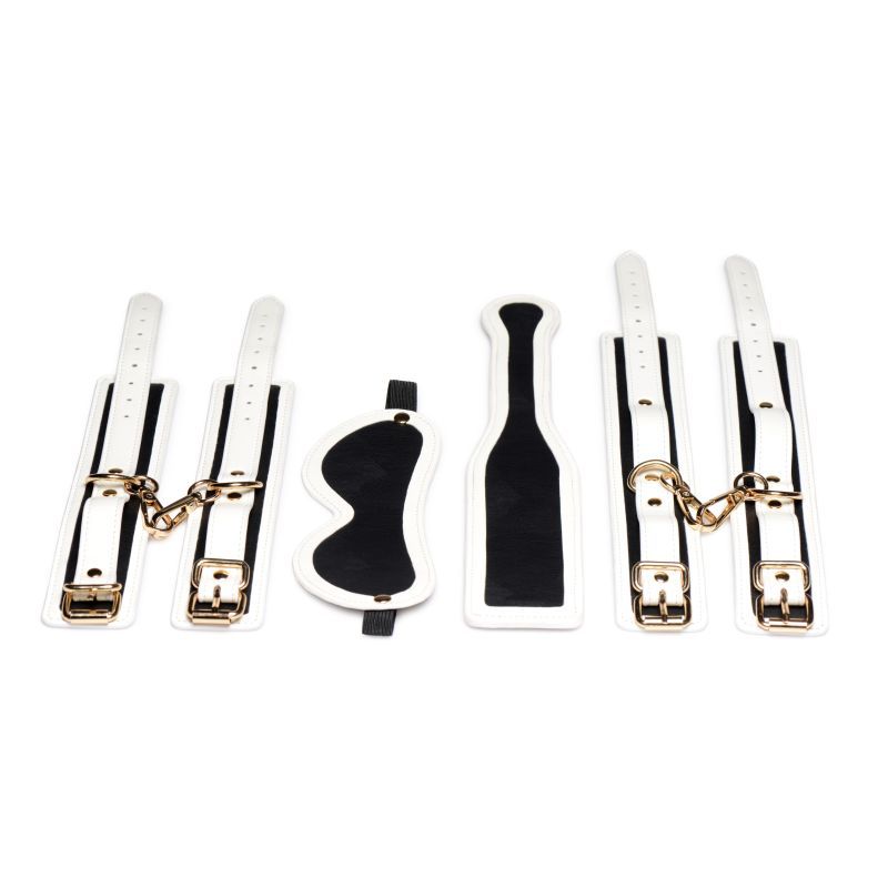 Kink In the Dark Glowing Bondage Set Fluro Green-AG623-GRN