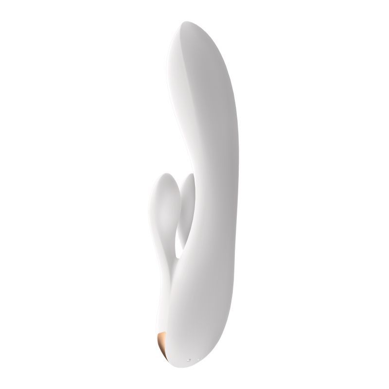 Satisfyer Double Flex App Rabbit Vibrator White-4002620