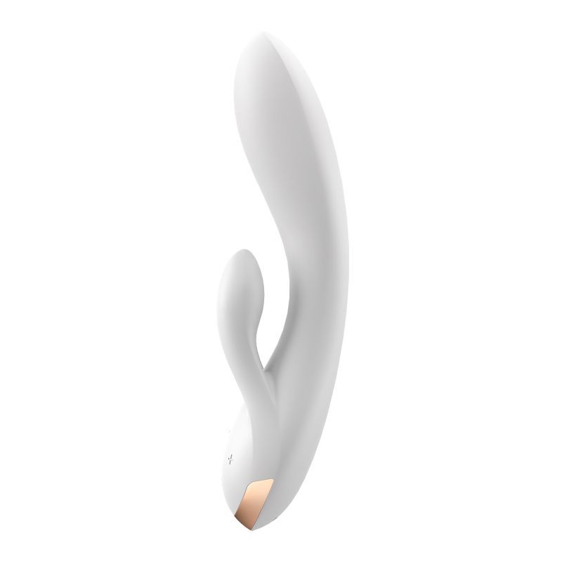 Satisfyer Double Flex App Rabbit Vibrator White-4002620