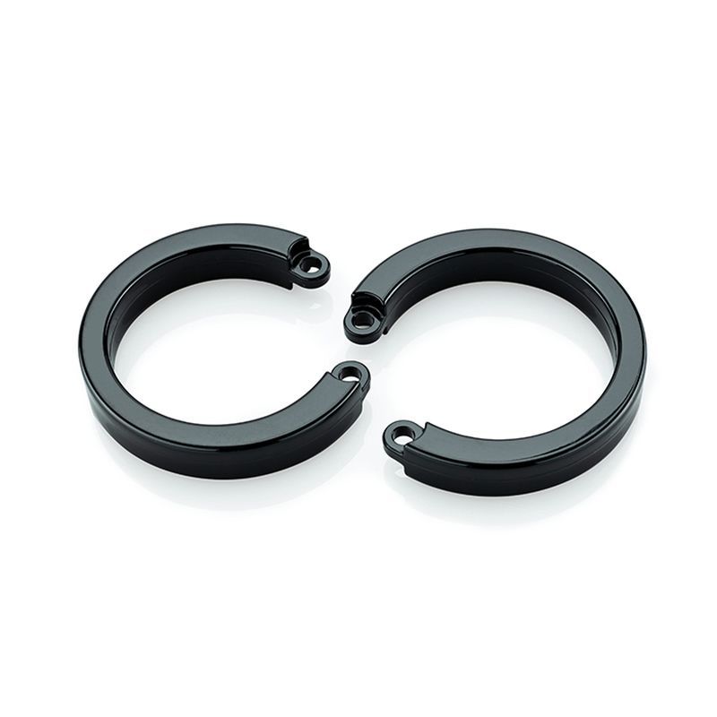 Cockcage U Ring 2 Pc L/XL Black-URING-2PKBLK