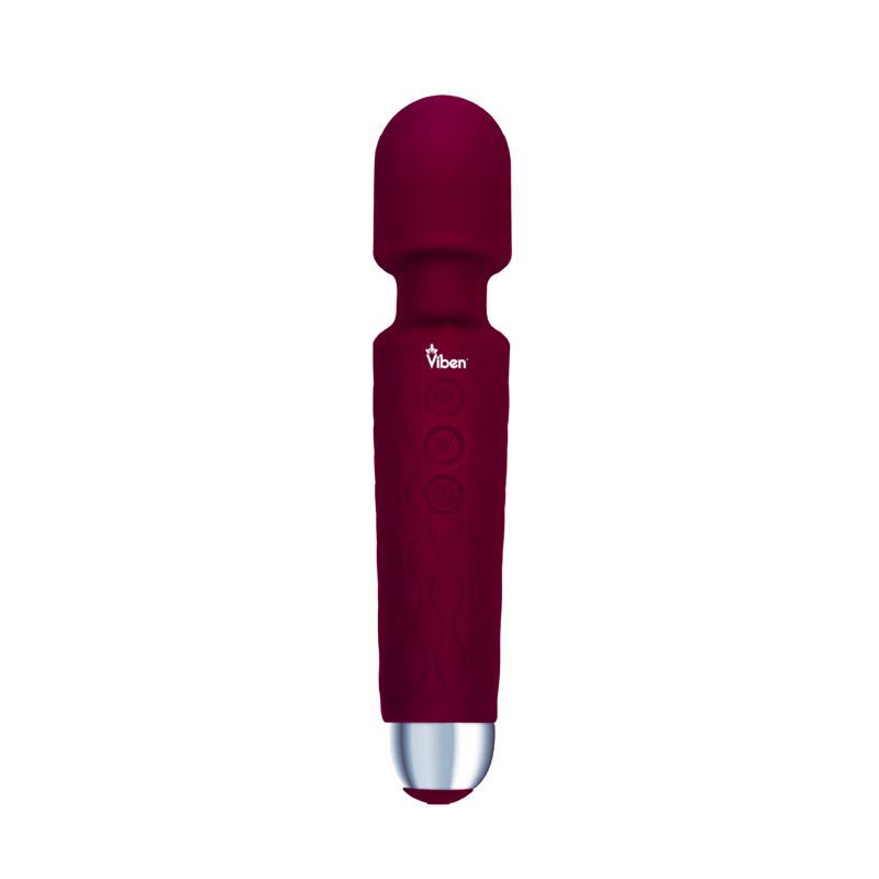 Viben Tempest Rechargeable Wand Massager Ruby-VB-75003-RUBY
