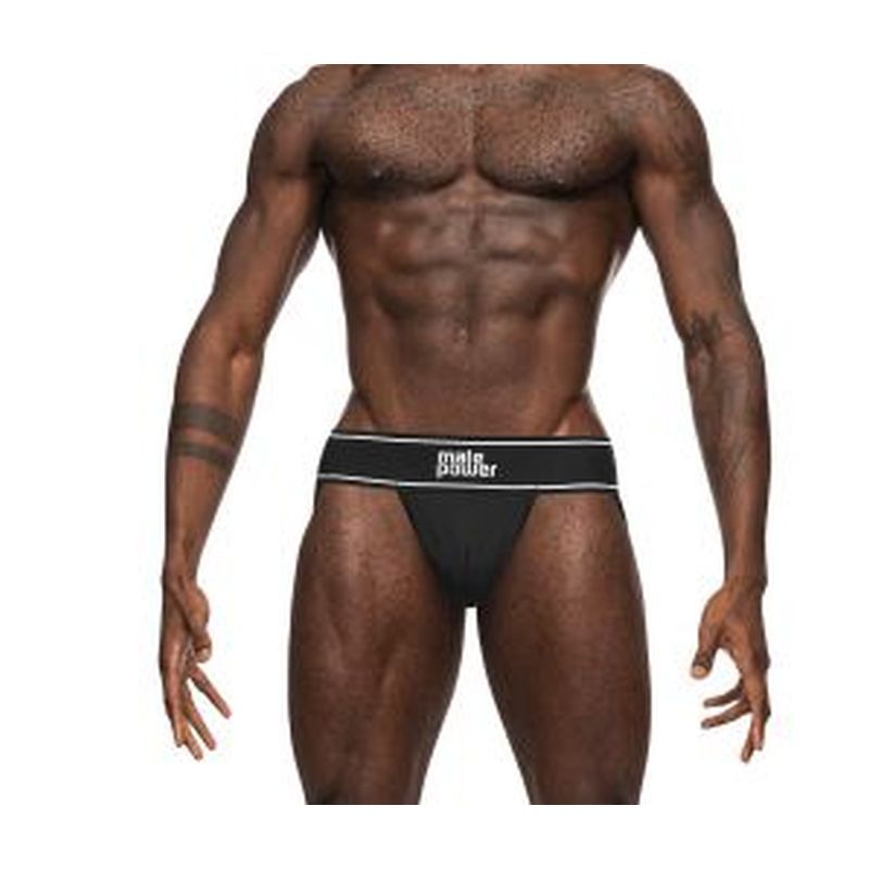 Male Power Modal Rib Jock Black-390-275-BLK-S/M