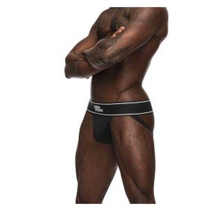 Male Power Modal Rib Jock Black-390-275-BLK-S/M