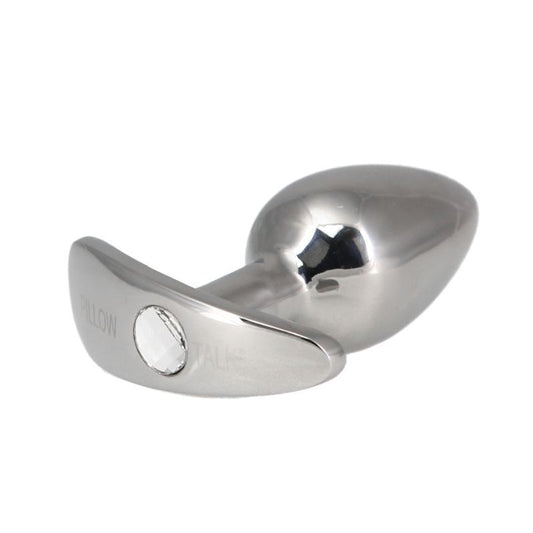 Pillow Talk Sneaky Luxurious Stainless Steel Anal Plug w Swarovski Crystal-36725