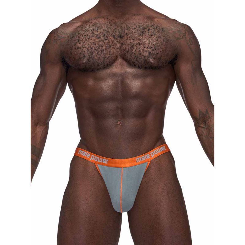 Male Power Casanova Uplift Micro Thong Grey-452-270-GRY-S/M