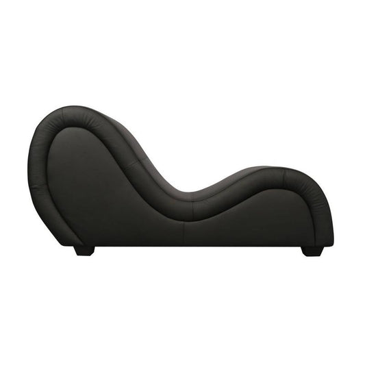 Kama Sutra Mebon Chaise Love Lounge Leather Black-A125-L-BLK