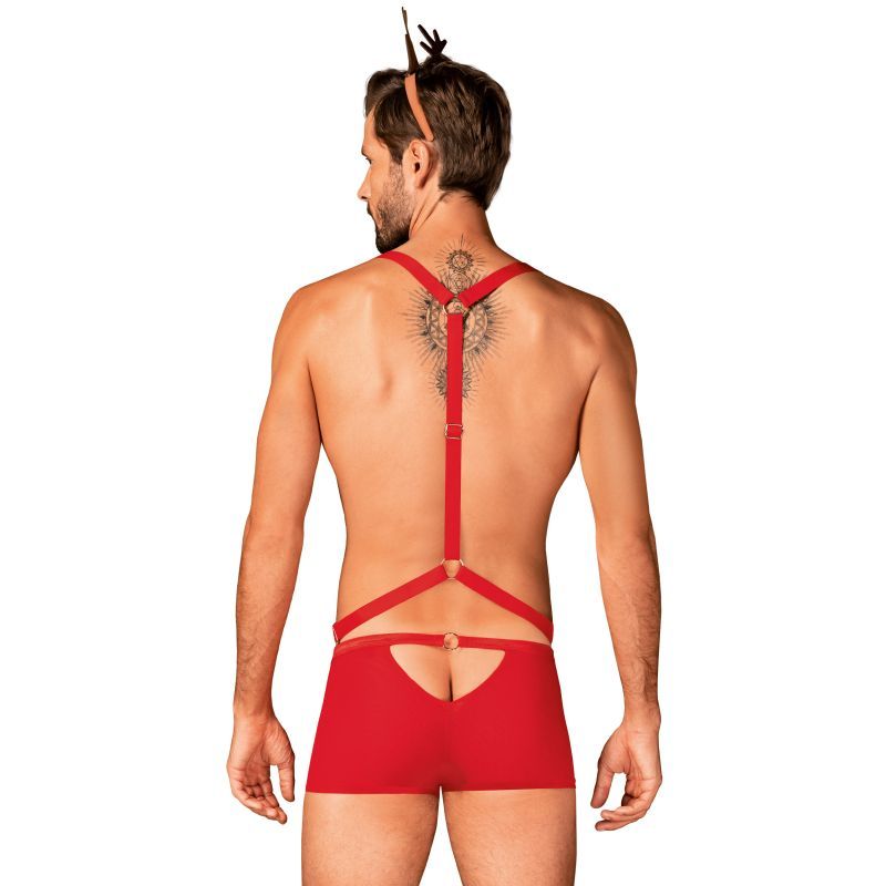 Mr. Reindy 3 Pc Set-7809-RED-S/M