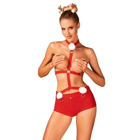 Ms Reindy 3 Pc Set-7793-RED-M/L